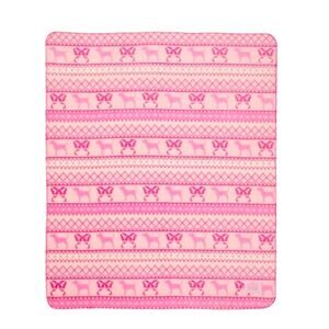 Victoria’s Secret PINK x LoveShackFancy Cozy Plush Fleece Throw Blanket
